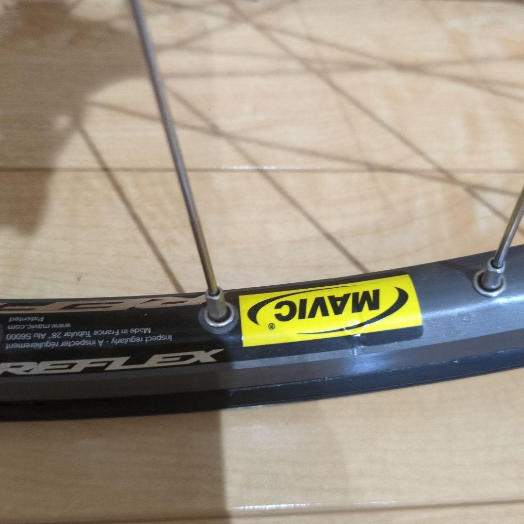Mavic 完組ホイール 黒リム クイックリリース
