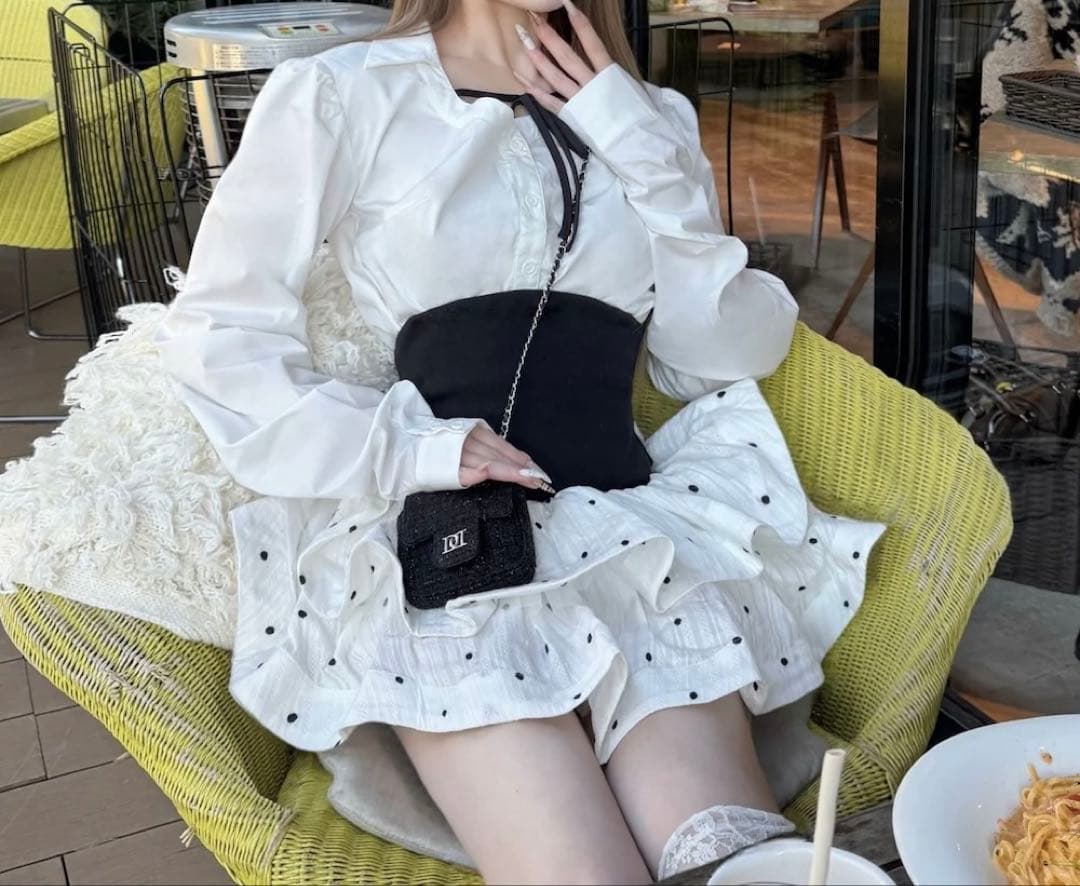 新品・未開封♡Darich♡ボリュームフレアセットアップ　FL size