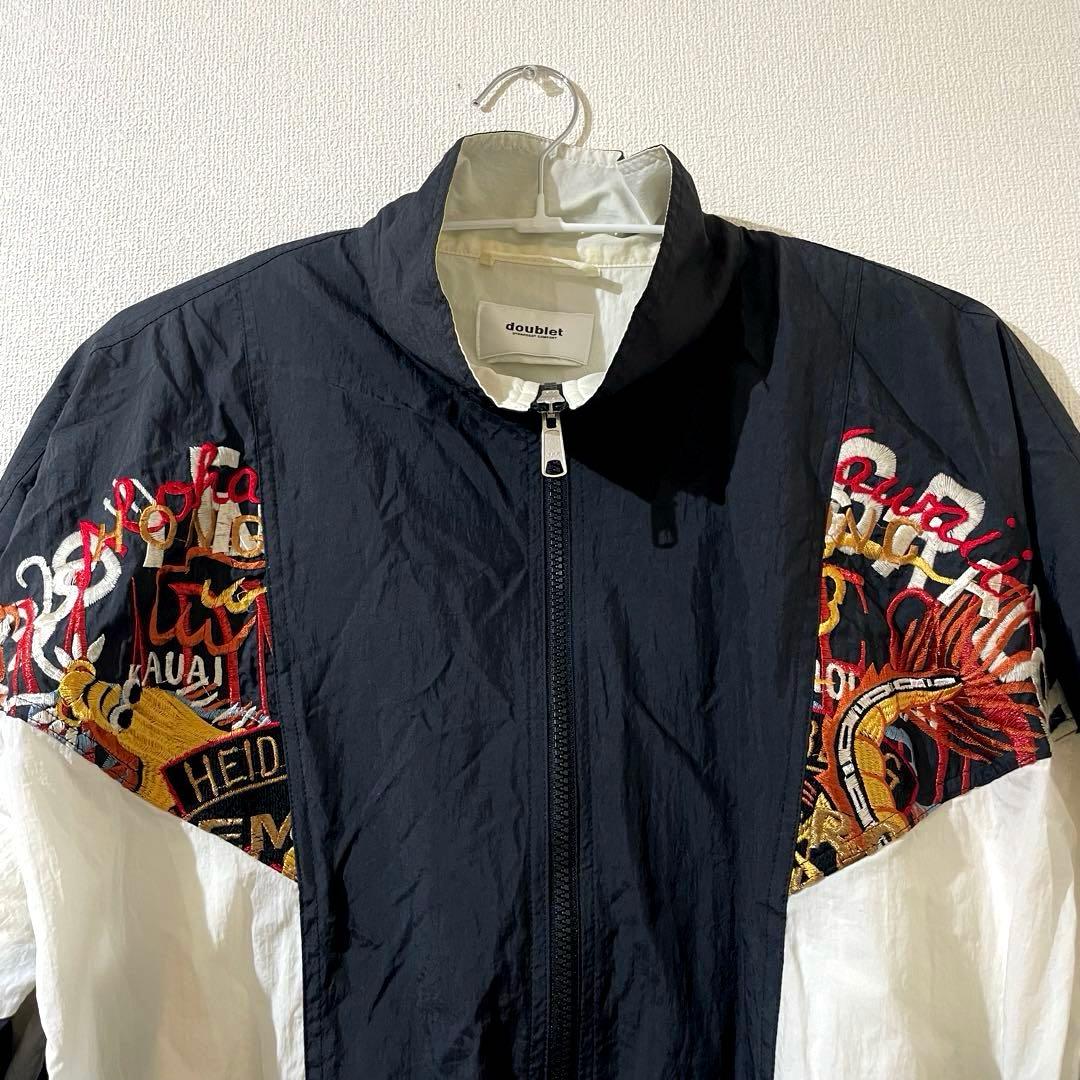 【マロ】BREAKUP EMBROIDERY TRACK JACKET