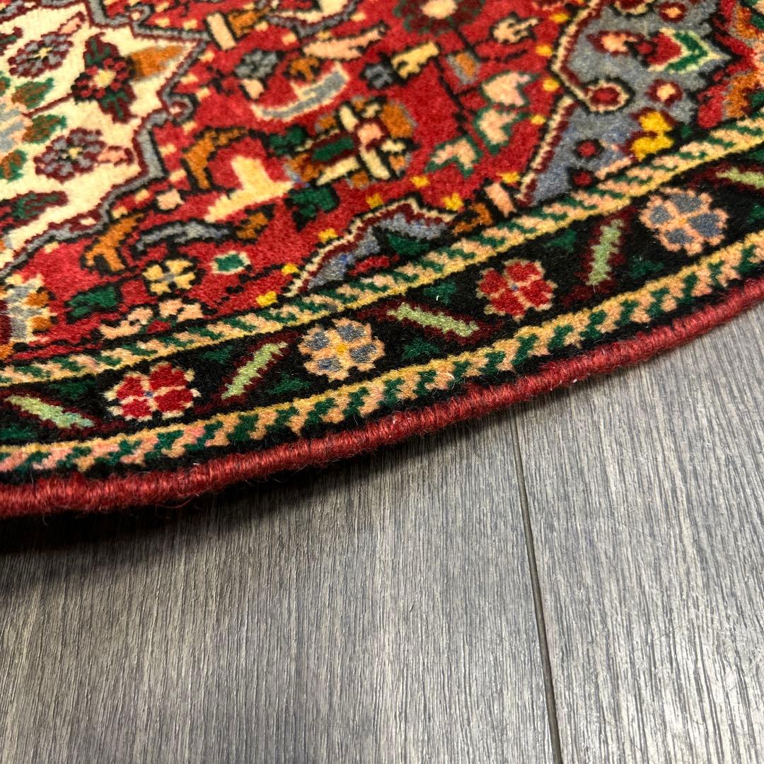 78x49ペルシャ絨毯年代織りハマダン絨毯ヴィンテージ絨毯