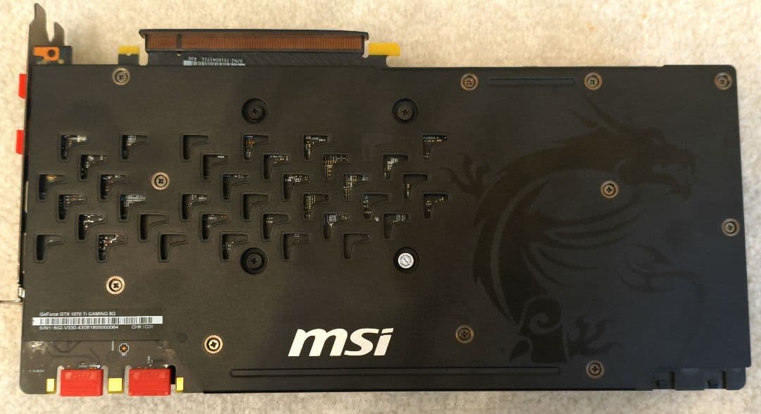 グラフィックボード・グラボ・ビデオカード MSI Geforce GTX 1070Ti GAMING 8G
