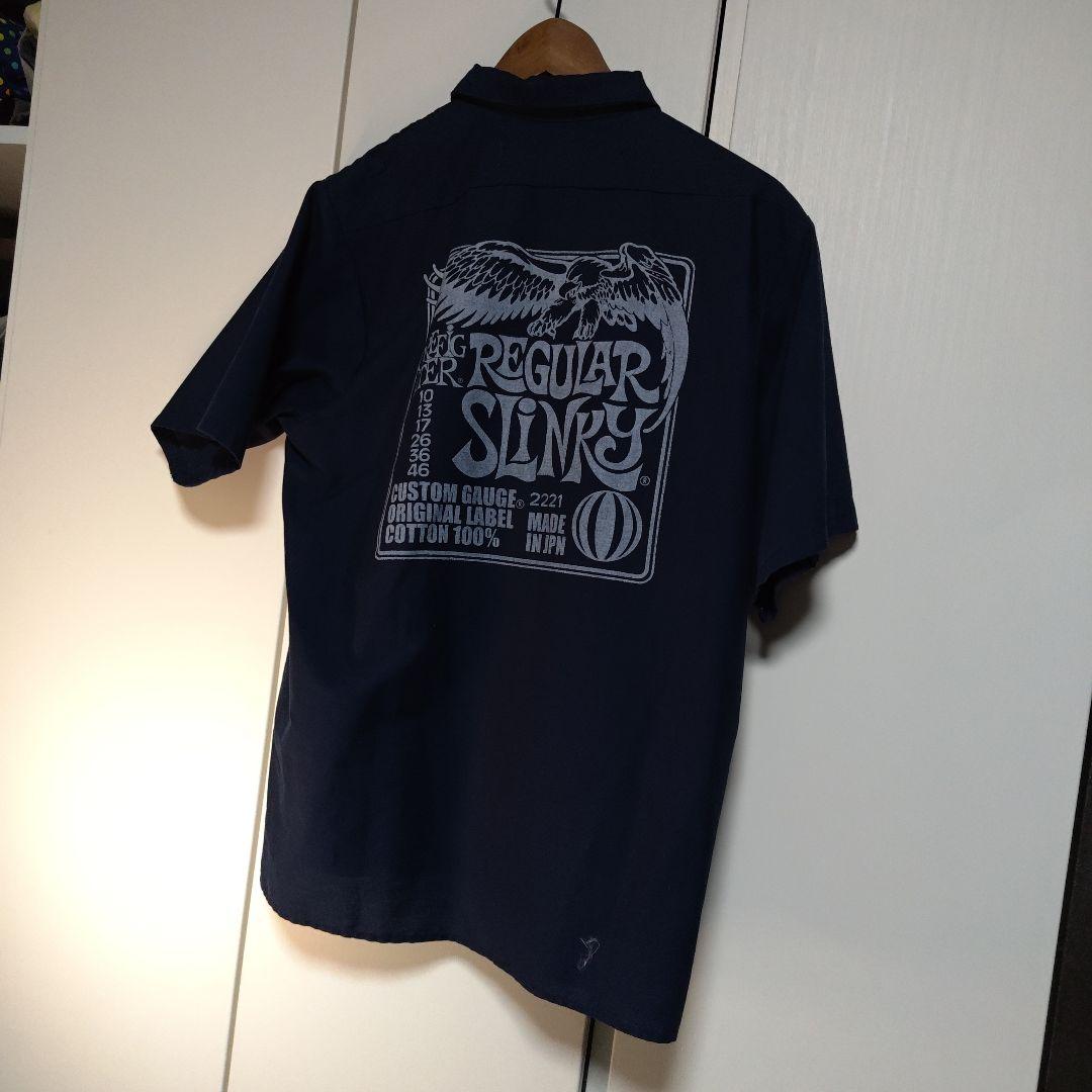R【閲覧数462】REGULAR SLINKY ネイビーシャツ コットン100%