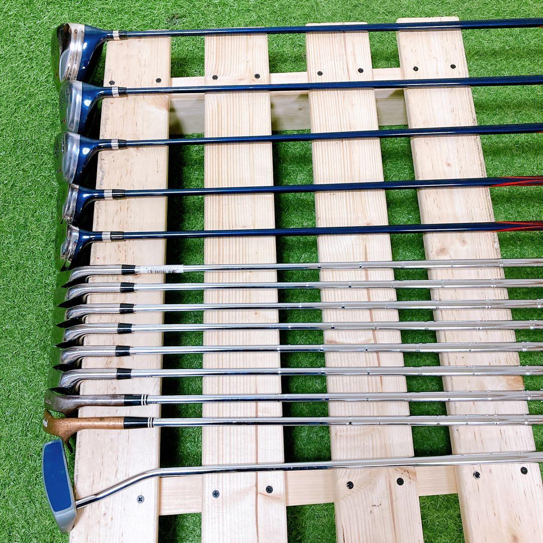 H8.初心者オススメ　ゴルフクラブ　メンズセット　右利き　14本　スタンド式