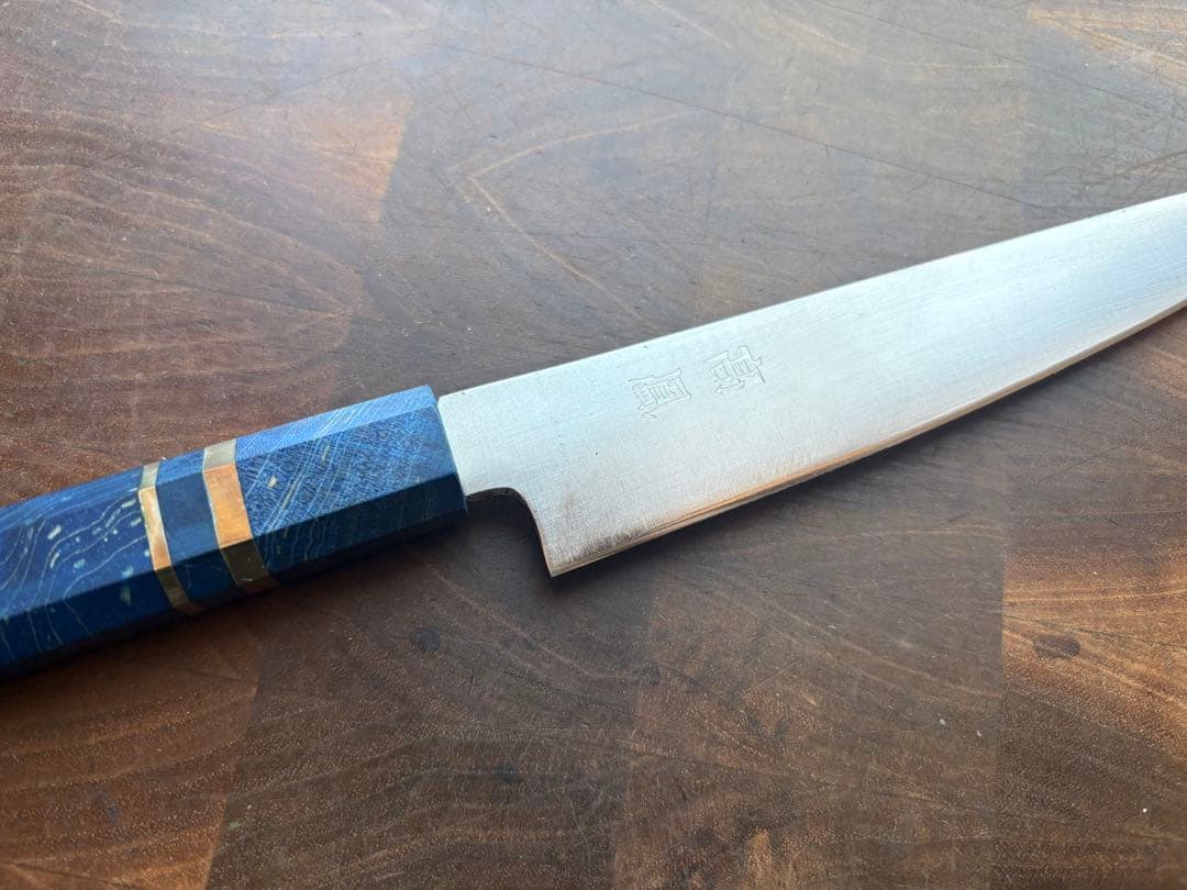 高鳳　和ペティナイフ　150mm 包丁　全鋼　ステンレス　スタビライズウッド
