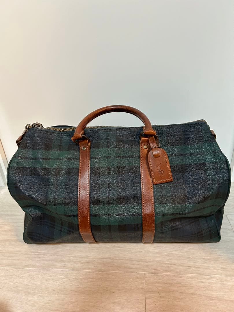 Polo Ralph Lauren チェック柄 ボストンバッグ