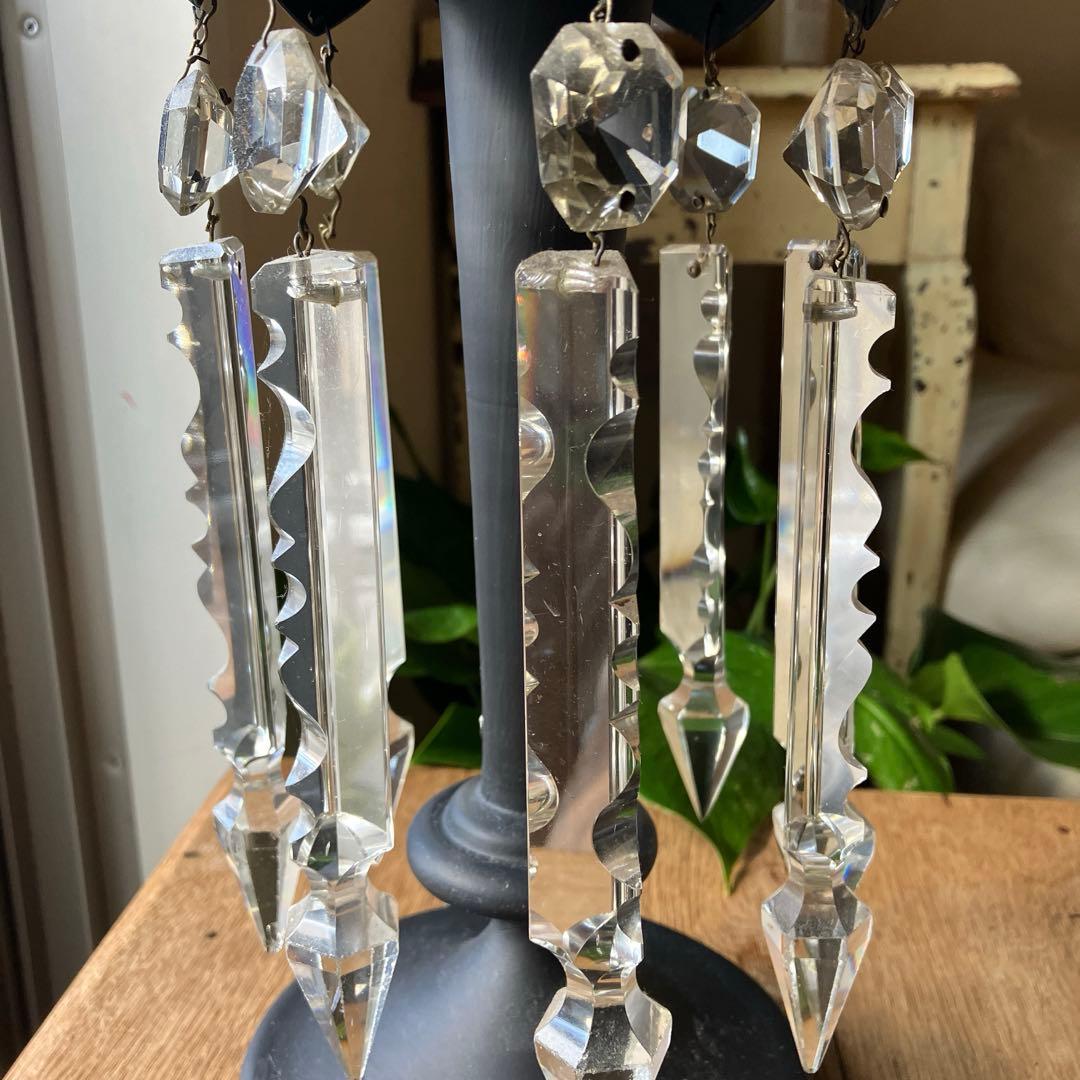 フランスアンティーク　クリスタル　オブジェ　キャッチー