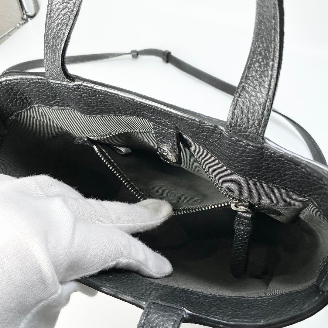 JIMMY CHOO　ミニペガシ2wayトートバッグ　スタースタッズ