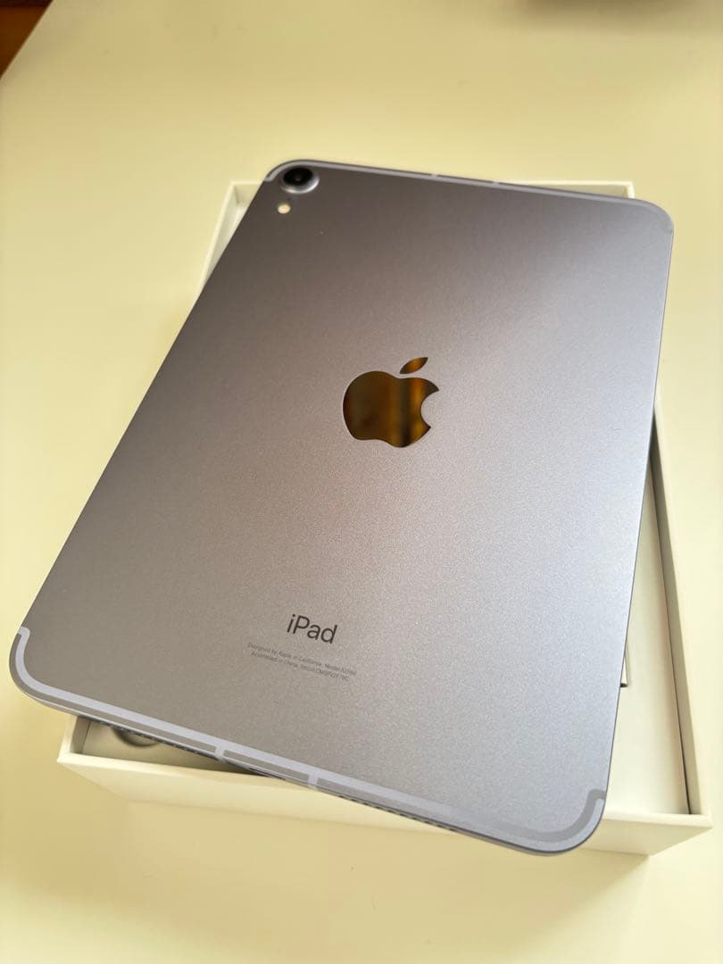 iPad mini第6世代64GBWi-Fi+Cellularバッテリー100%