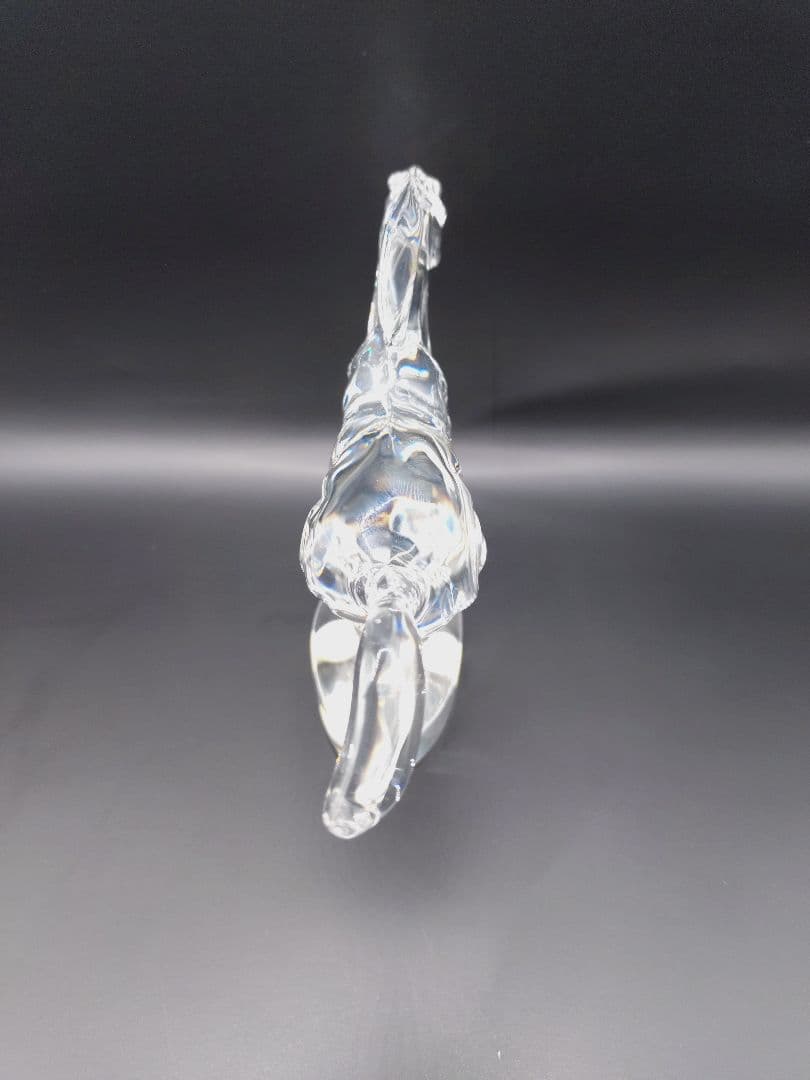 4-512 バカラ　ホース　馬　走る馬　ガラス　置物