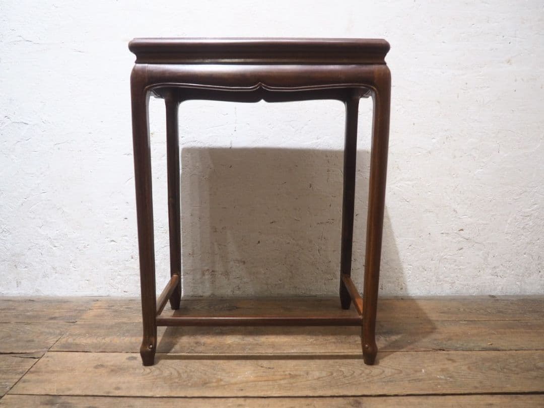 1271 レトロなサイドテーブル　展示台　陳列台　花台　骨董　アンティーク　古木