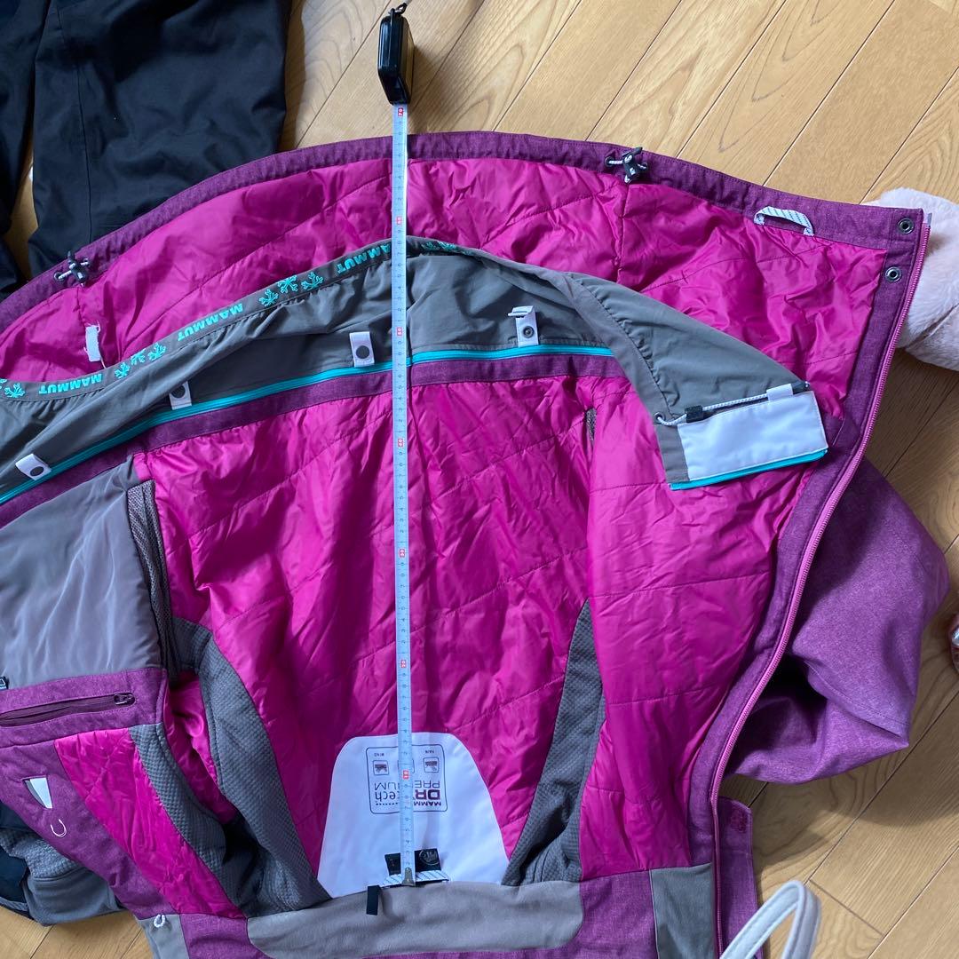 マムートのスキーウェア上サイズMパンツサイズS