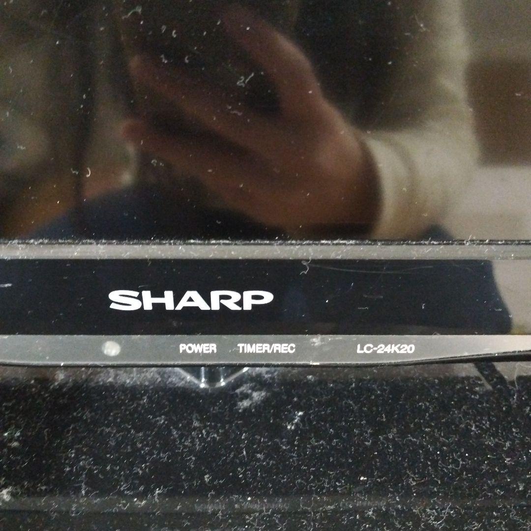 液晶テレビ SHARP 2014年製 単身用 40x55cm 中古 リモコン有