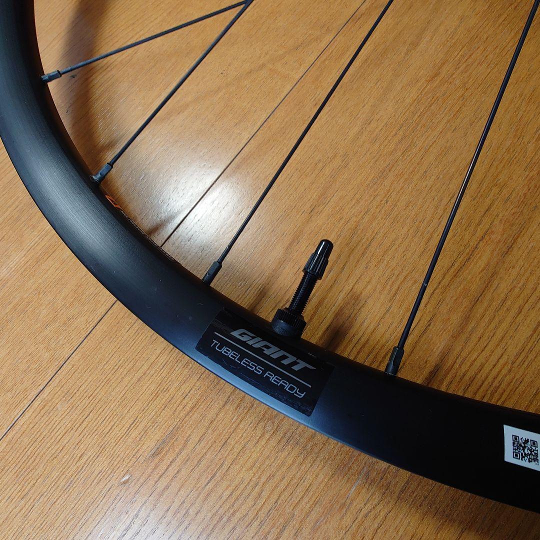 ジャイアント P-R2 アルミホイール 2025 TCR用ローター、エアバルブ付