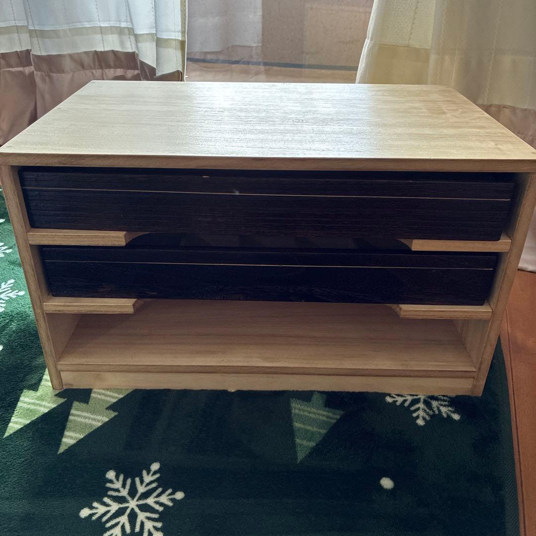 蝶番で開閉可能タイプ　標本箱　2個　＆　標本箱収納ケース　バラ売り可