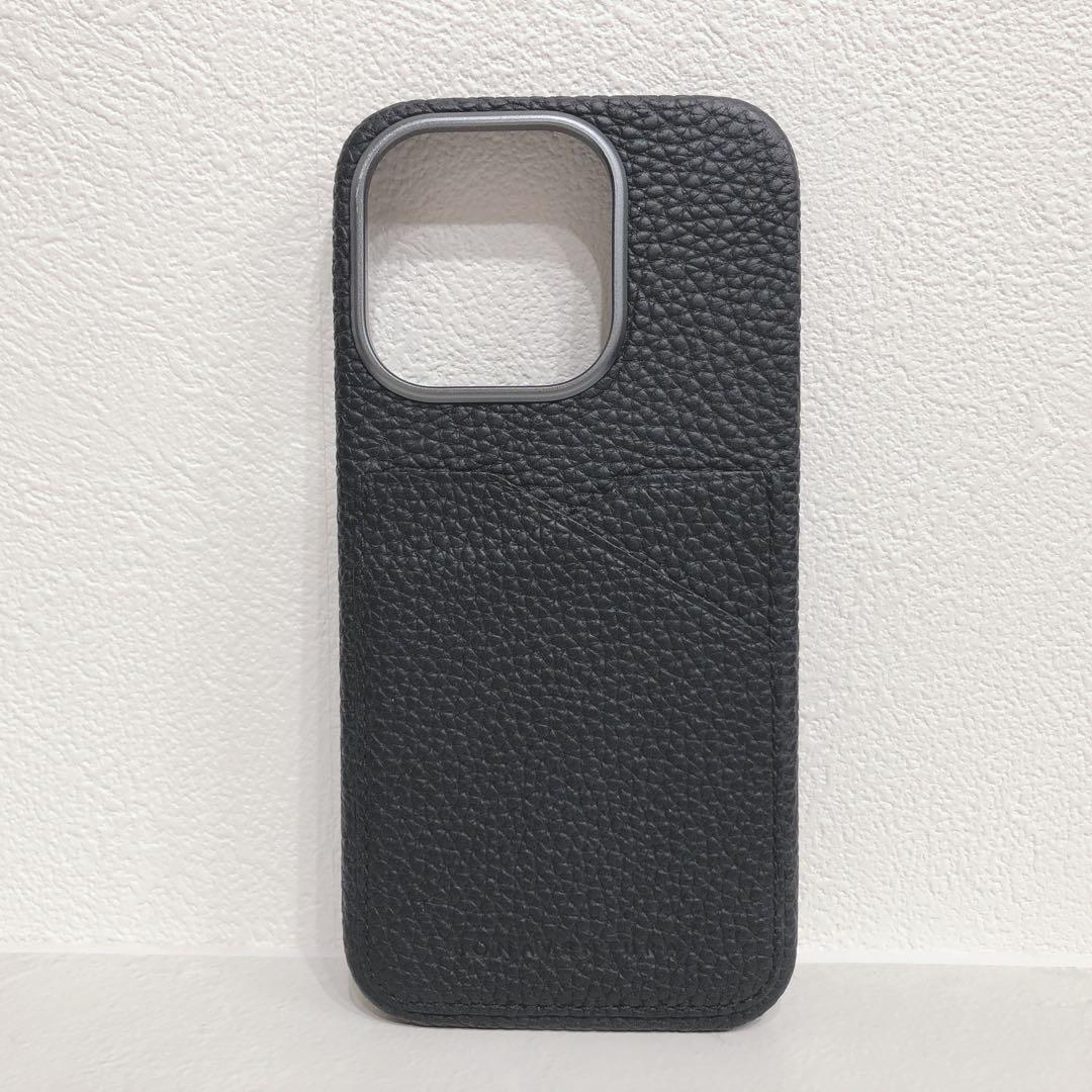 ☆美品☆ BONAVENTURA スマホケース iPhone 15Proブラック