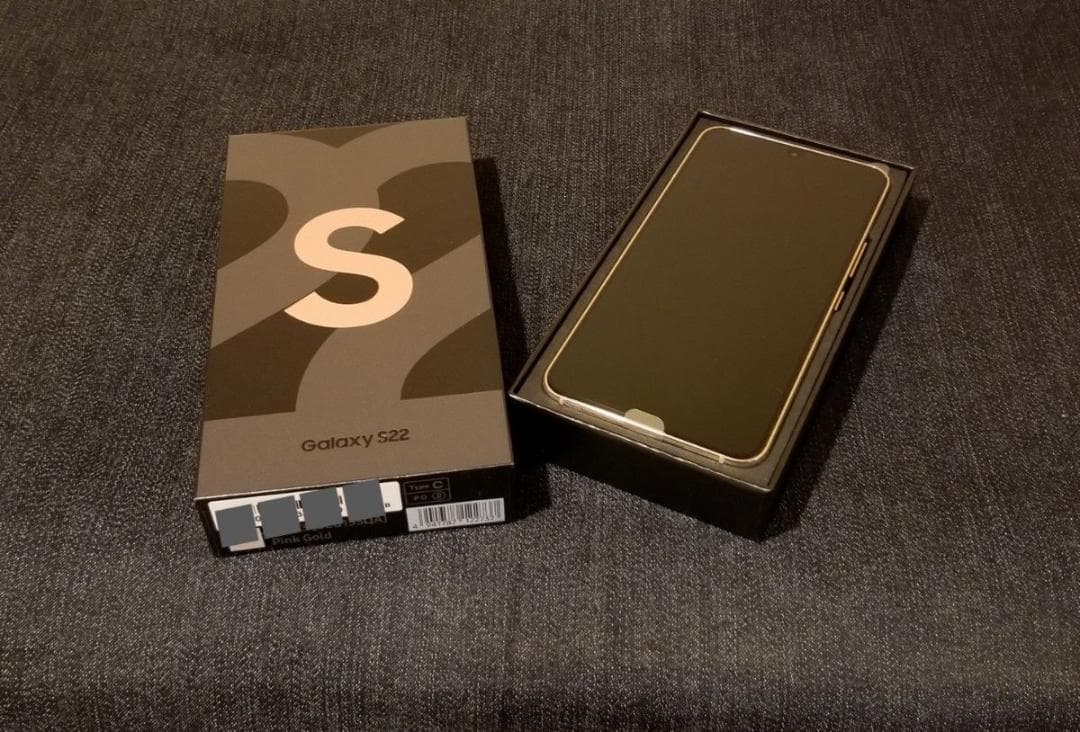 新品 Galaxy S22 256GB ピンクゴールド Android 15対応