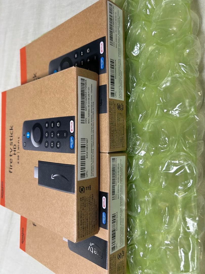 新品未使用 アマゾン ファイヤースティックTV 4K HD 3セット