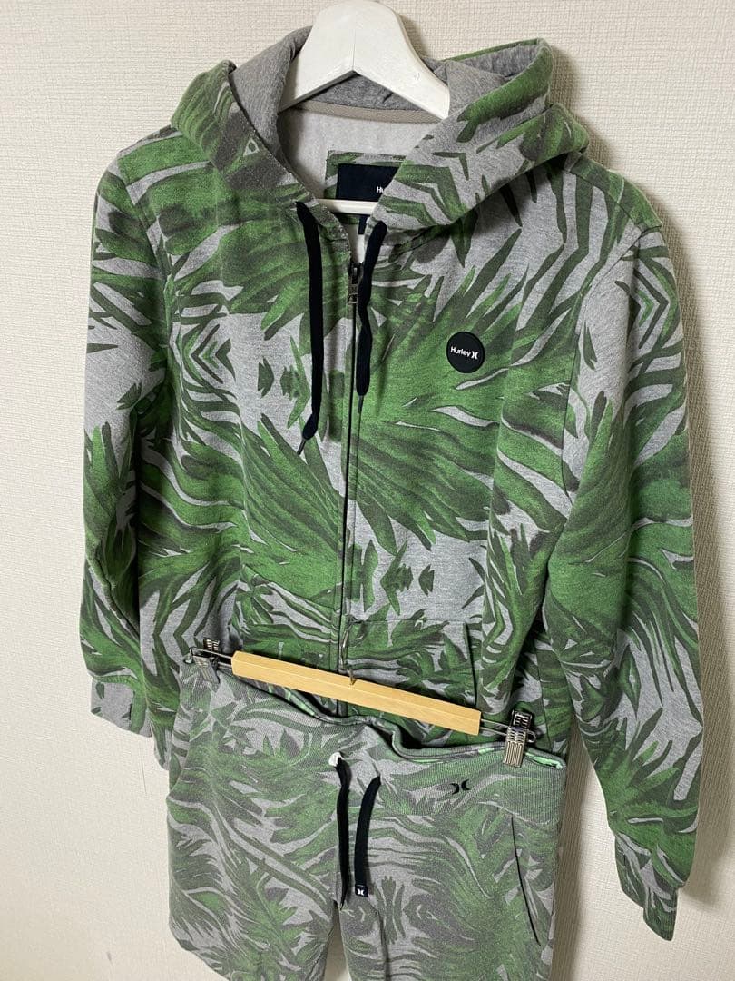 ★美品★HURLEY ハーレーセットアップ M ジップパーカー&ハーフパンツ★