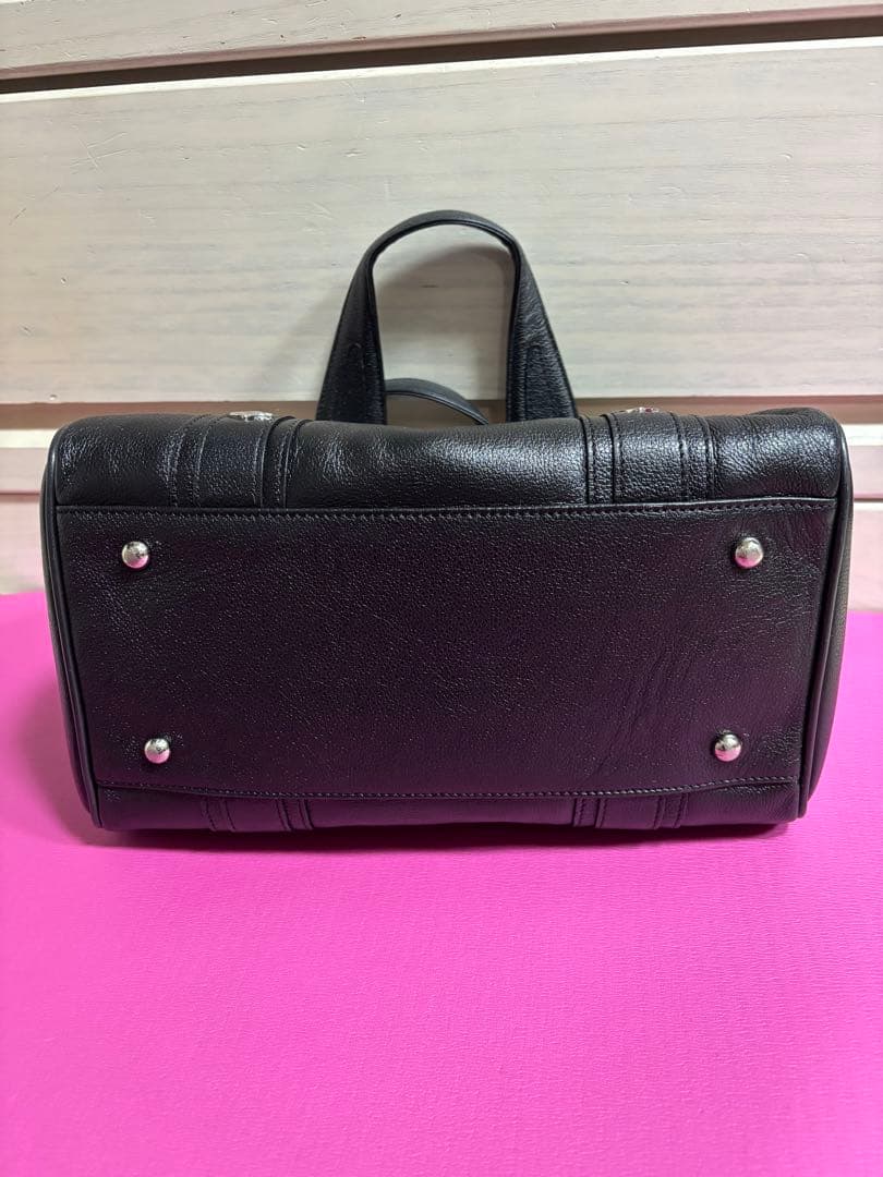 MCM ミニボストンバッグ　ブラック