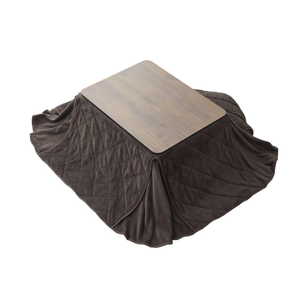 YAMAZEN カジュアルこたつセット NCK-80603 80×60cm