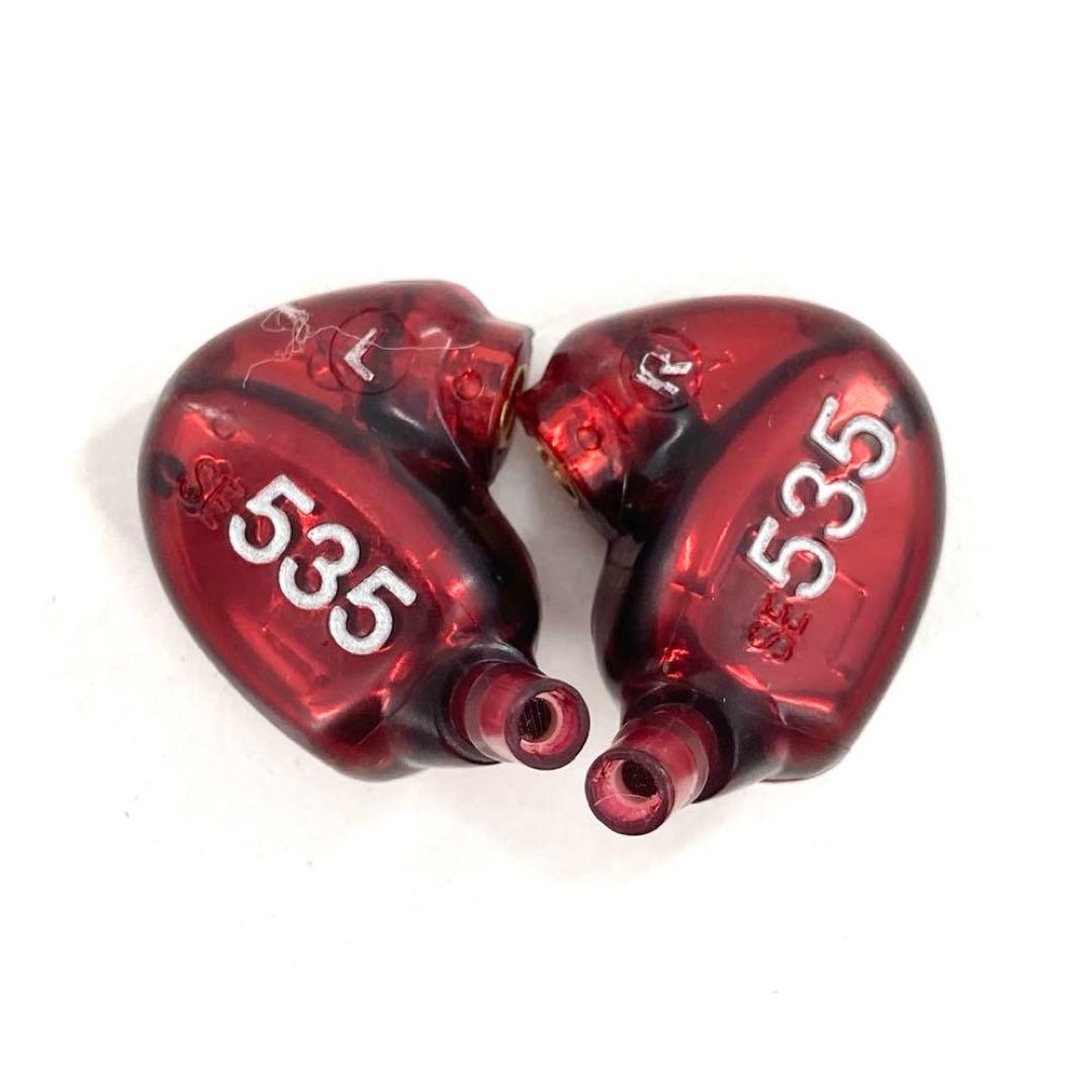 SHURE シュア イヤホン SE535 動作確認済み 本体のみ レッド