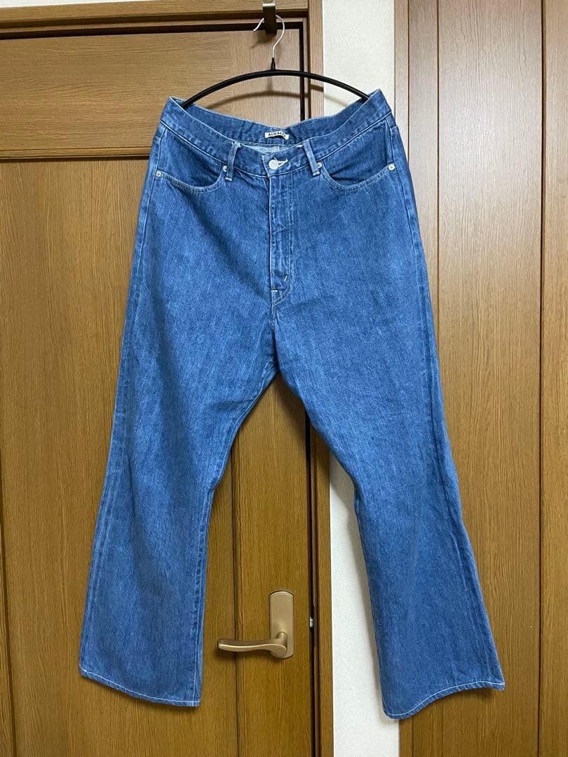 パンツ AURALEE SELVEDGE LIGHT DENIM PANTS