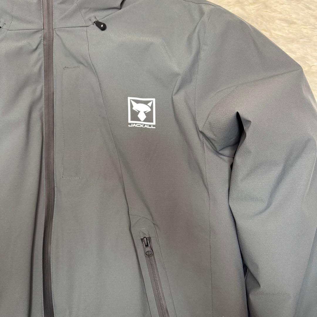 ▼JACKALL/ジャッカル▼中綿ジャケット▼グレー▼アウトドア▼Lサイズ