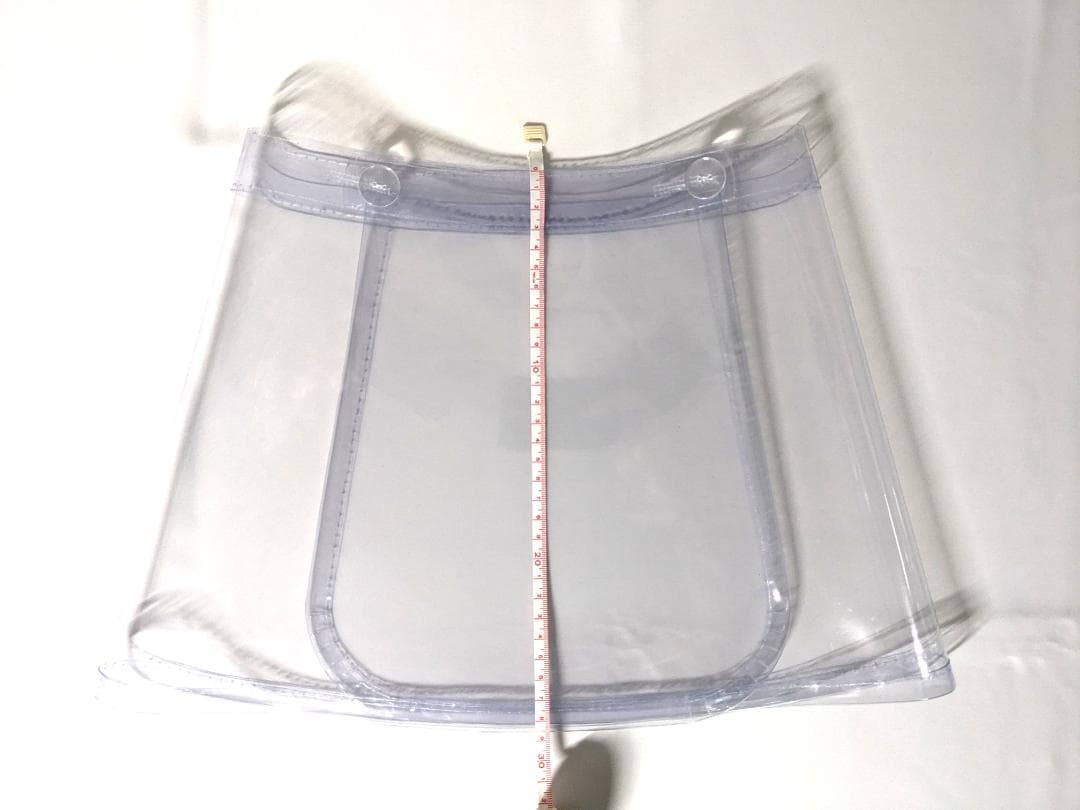 櫻 ビニール巻きスコート 透明 丈28.5 2508