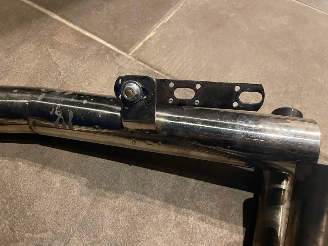 当時物 シワ有り ステンレス ナカノクロス管 60パイホーク2ホーク3