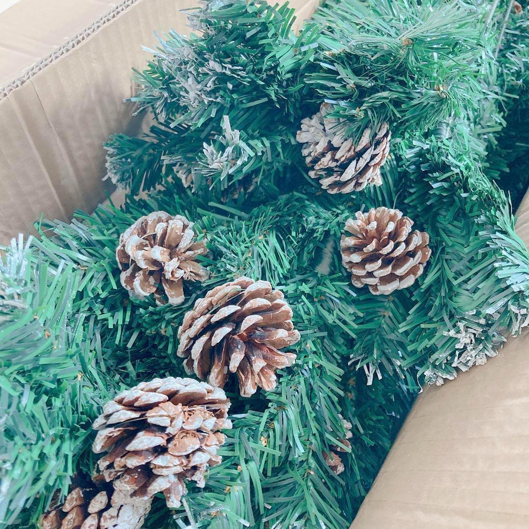 クリスマスツリー 180cm クリスマス 北欧　装飾 屋内 屋外 雪　松ぼっくり