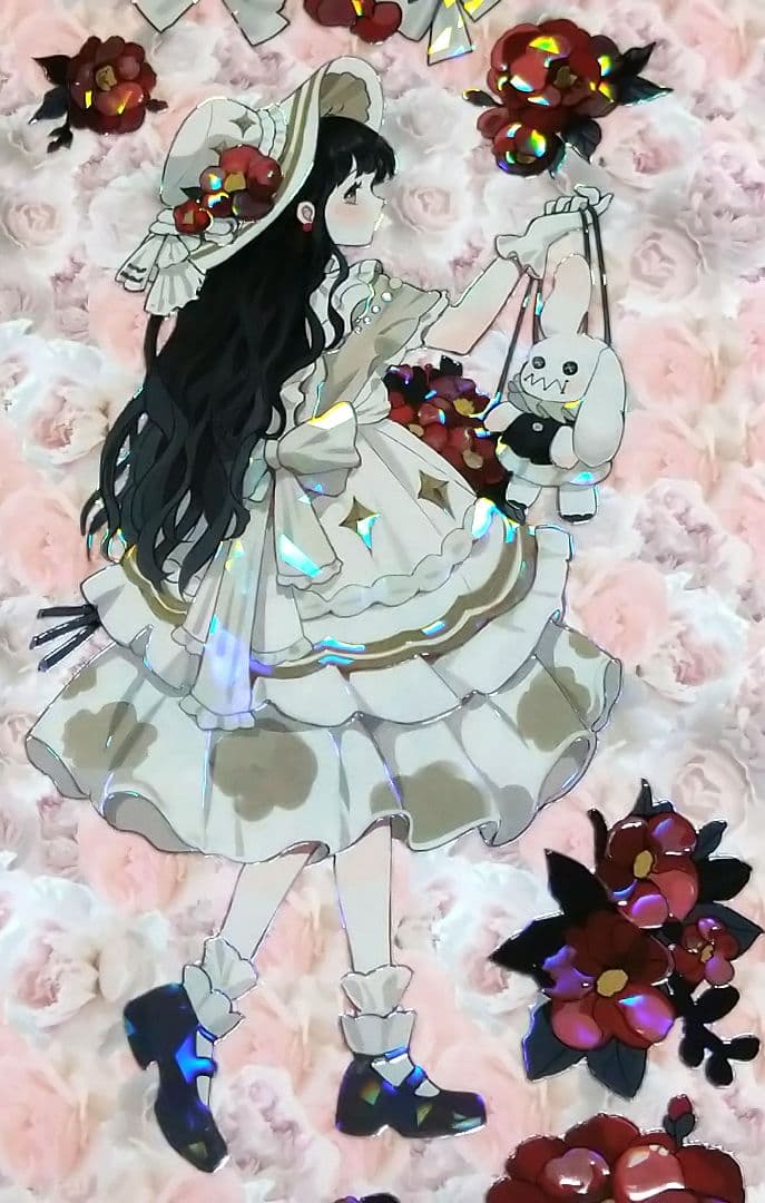 ✩完売御礼✩J616＃系梦花傀(贝壳光)E厘米切り売り海外人物マステ女の子