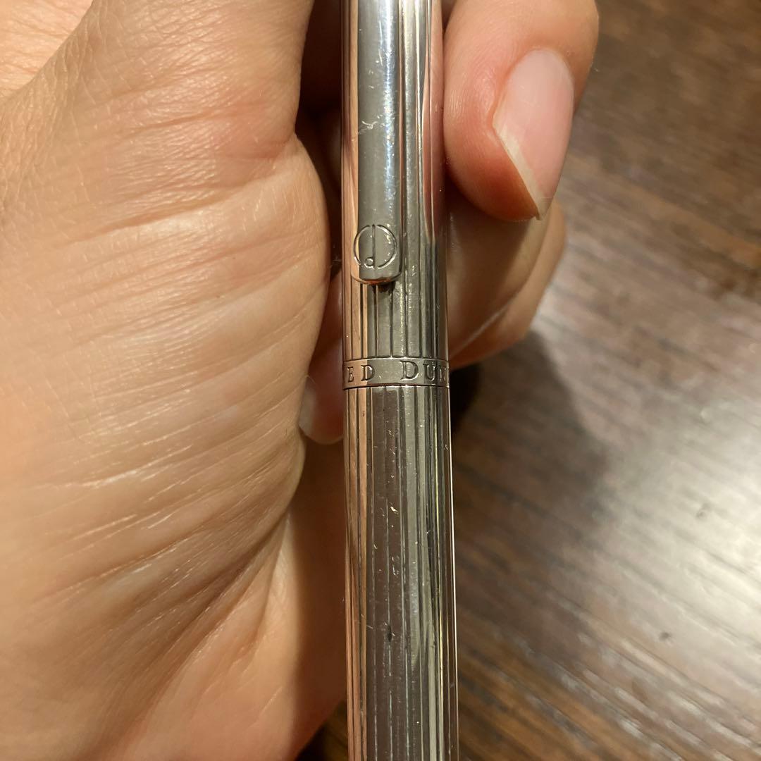 ダンヒル　ボールペン　銀