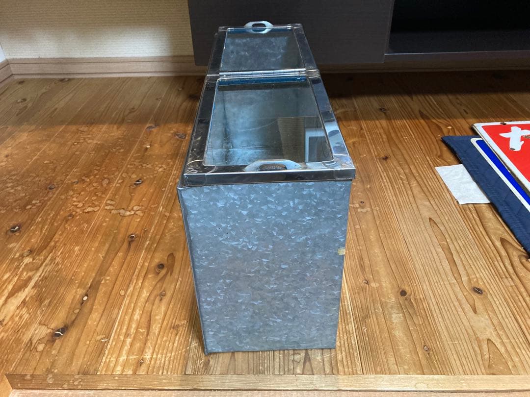 昭和レトロ　駄菓子屋 ブリキケース ガラスディスプレイTAMAHASHI⑤