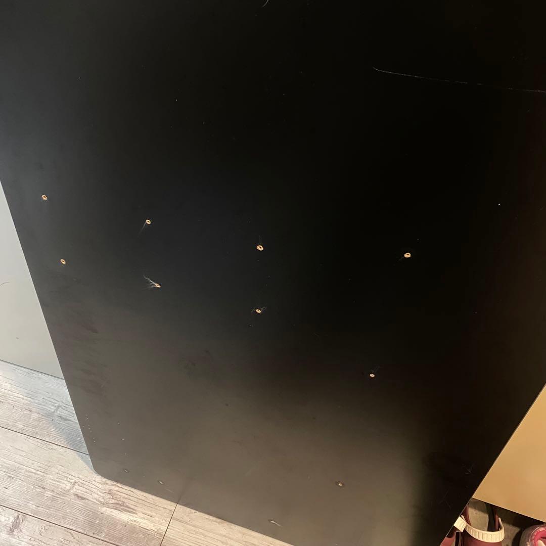 フレキシスポット　140cm×70cm 天板　ブラック デスク