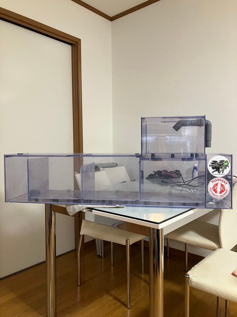 ぷぅ工房120cmアクリル上部フィルターセット 引き取り限定　良さん