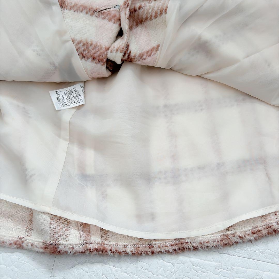 LIZ LISA ポンチョ　ケープコート　アウター　上着　ファー付フード　裏地付