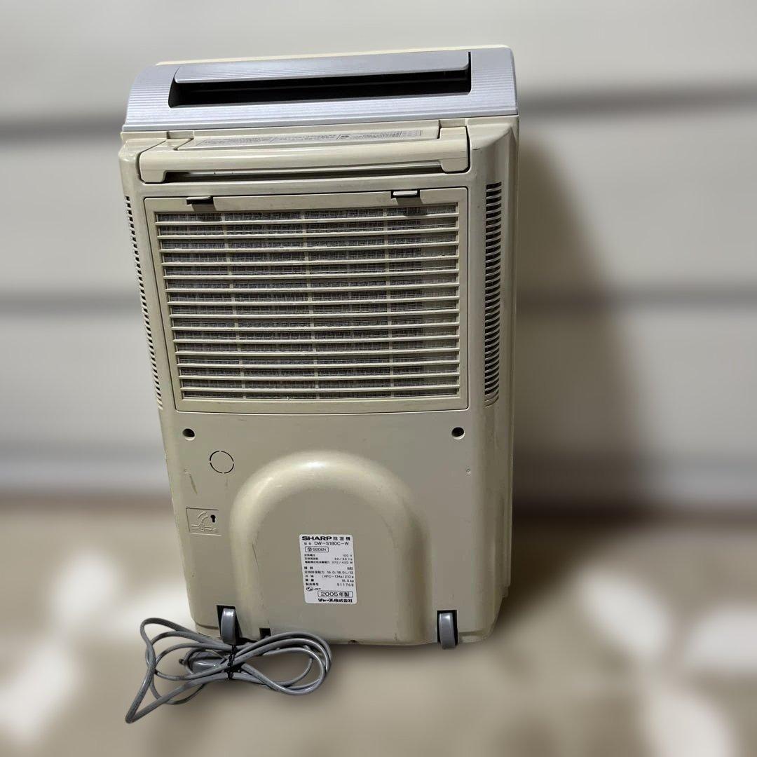 希少レア品！ シャープ 衣類乾燥除湿機 DW-S180C-W コンプレッサ 6L