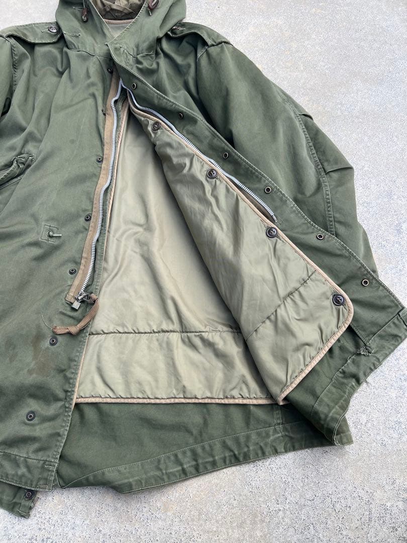 anytee購入【50s前期 】M51パーカーモッズコートMコットンサテン