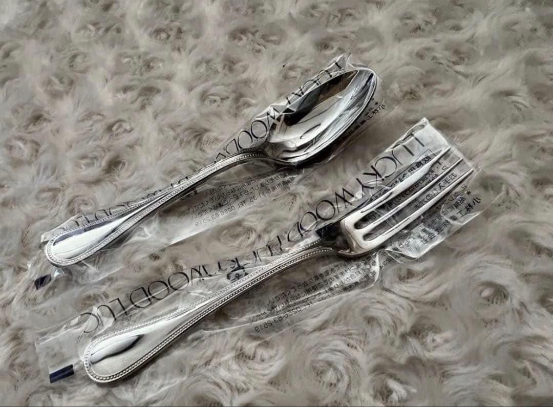 ラッキーウッド カトラリーセット　フレンチアクセント　ディナーセット　26本