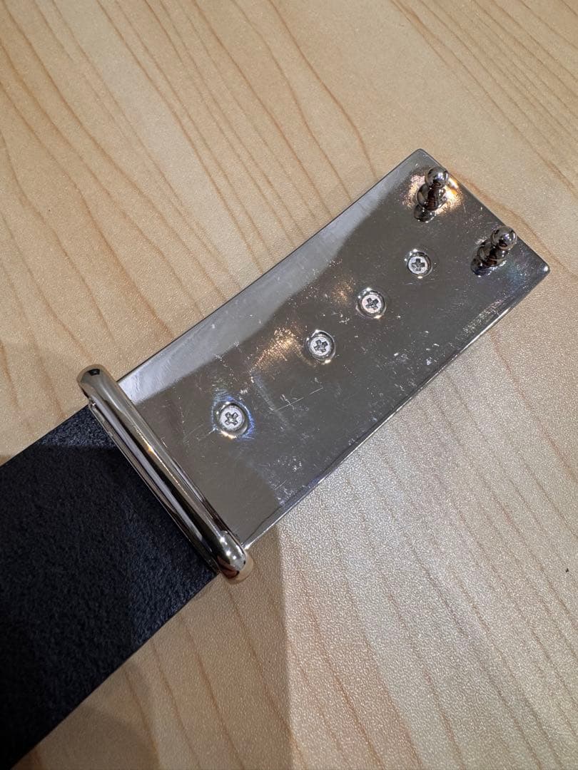 美USED ANEW GOLF メンズ パンチングレザーベルト アニューゴルフ