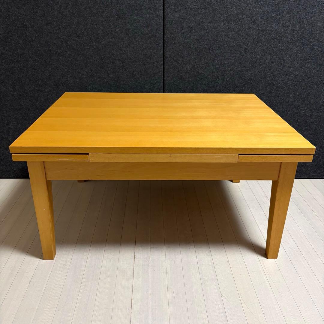 拡張　伸縮　伸長テーブル　ダイニングテーブル　ローテーブル　センターテーブル