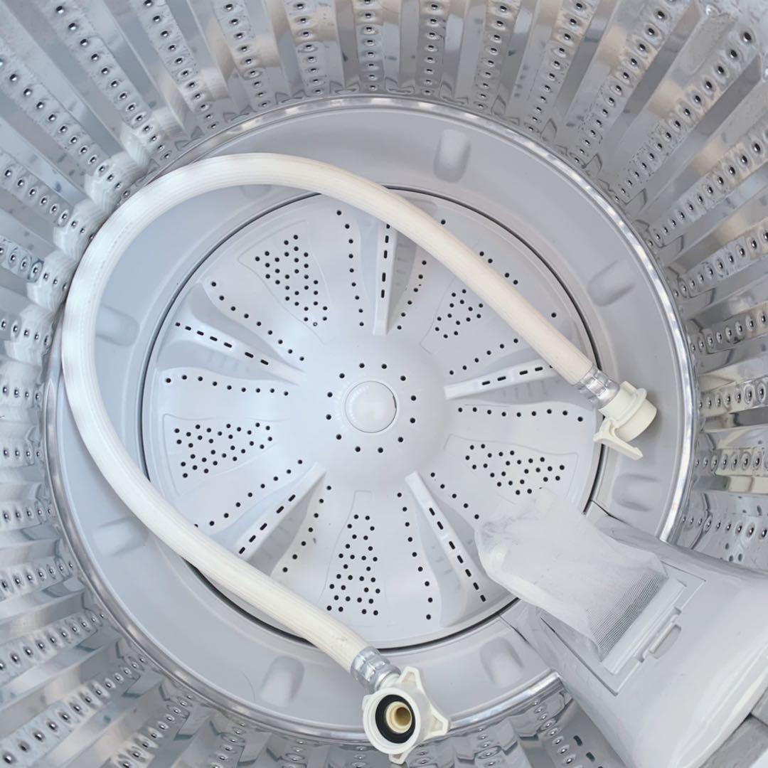 166取付無料！SHARPおしゃれホワイトインテリア冷蔵庫風乾燥付き洗濯機