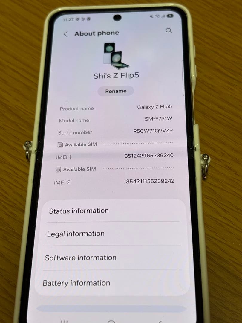 【れお】Android Galaxy Flip 5 512gb