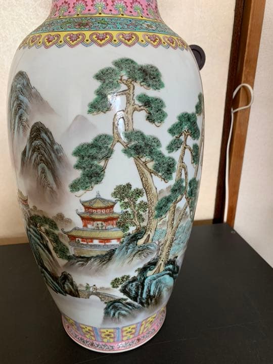 花瓶 中国美術　景徳鎮製　年代物