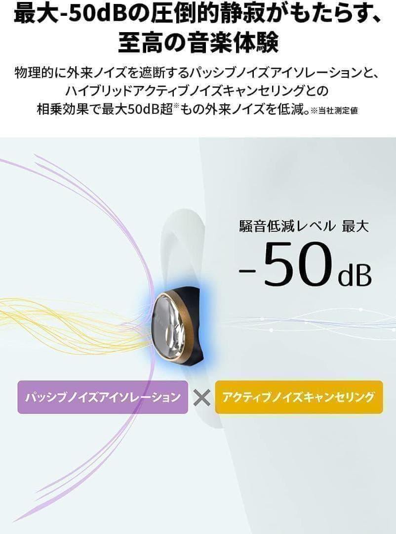 新品★AVIOT ワイヤレスイヤホン TE-D01t ブラック