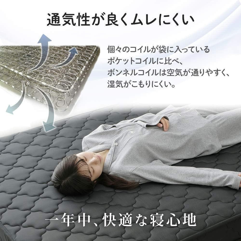【M2963-118-80】ボンネルコイル　マットレス 厚さ16.5cm