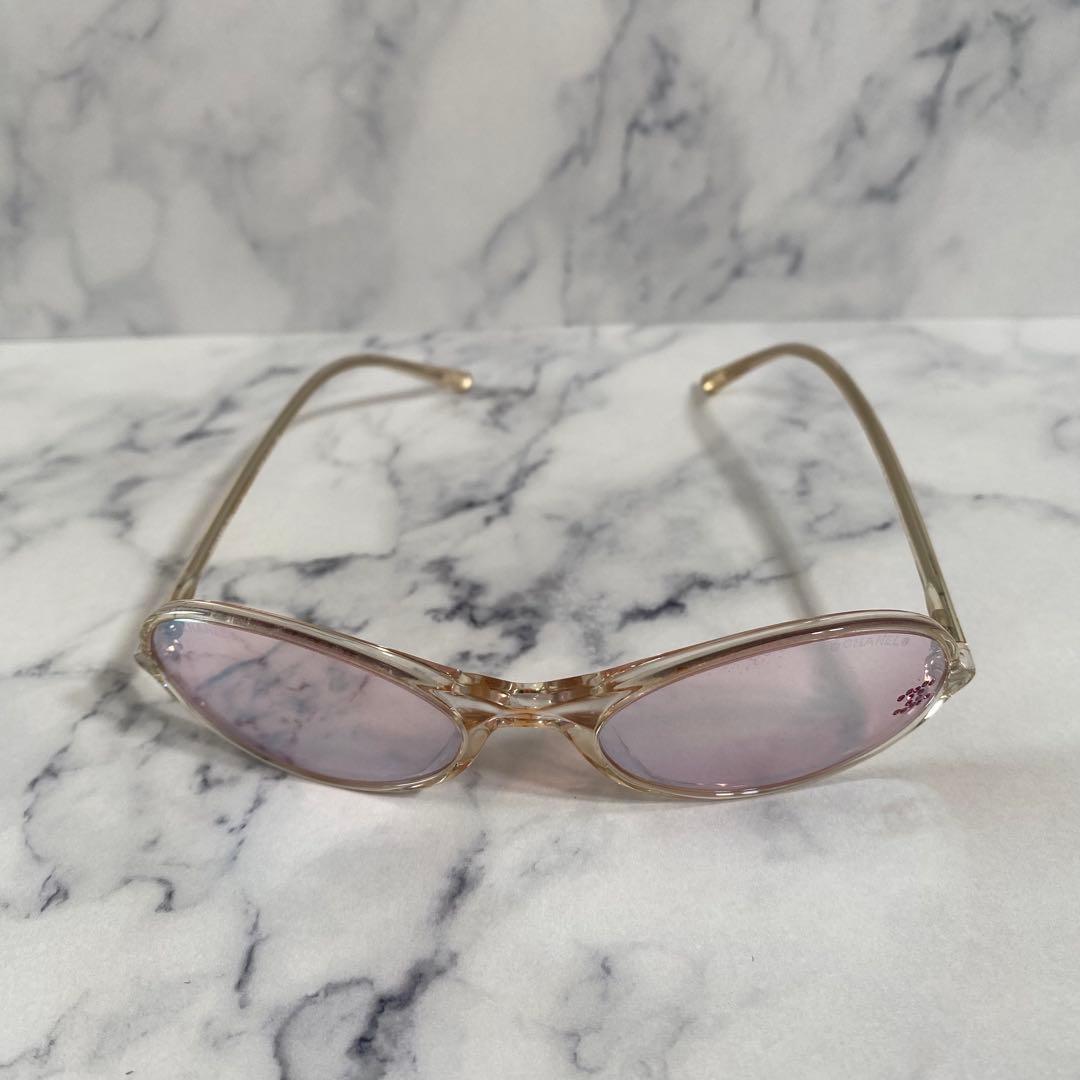 CHANEL シャネル　サングラス　オーバル　ピンク　ココマーク　y2k