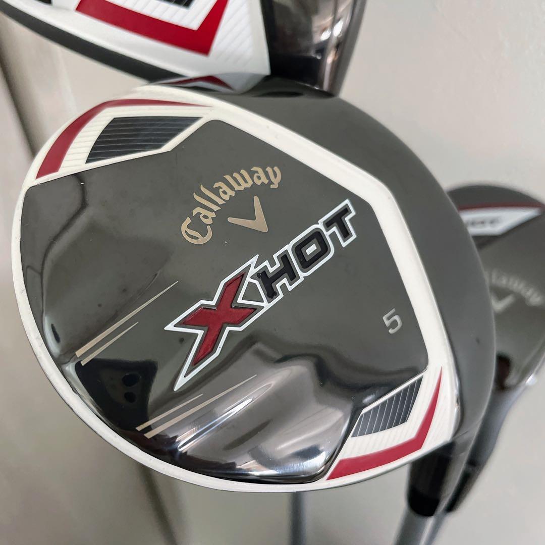 現行最新モデル　美品　メンズ　Callaway XHOT ゴルフクラブセット　S