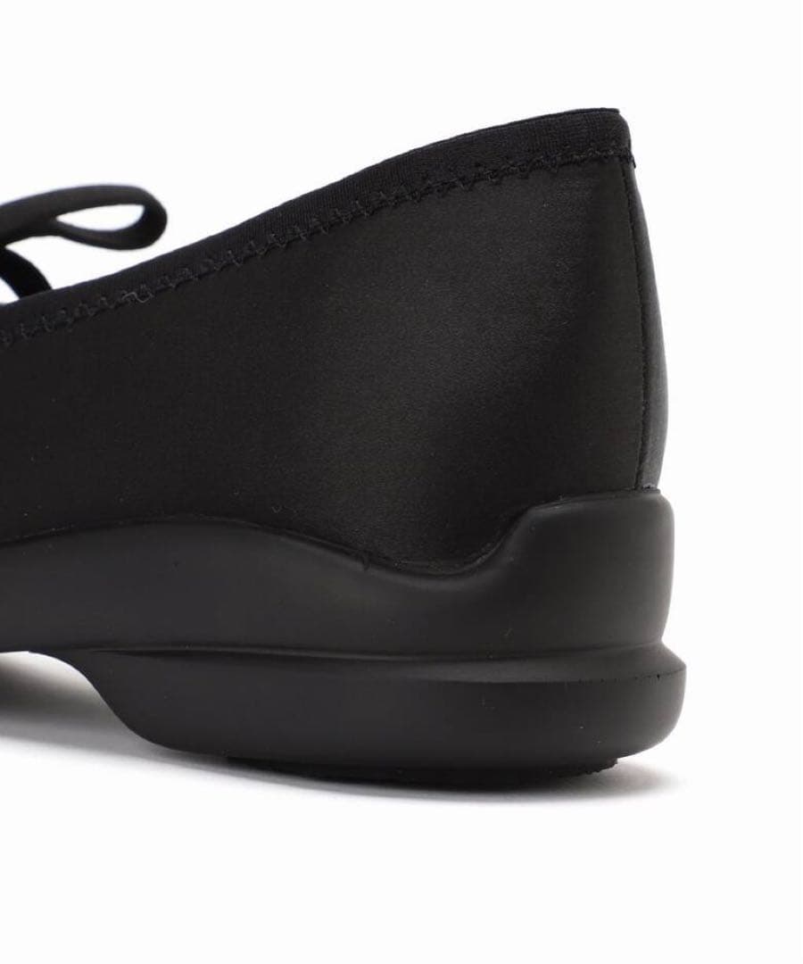 新品未使用 LE TALON Lダブルリボンバレリーナ ブラック 24.0