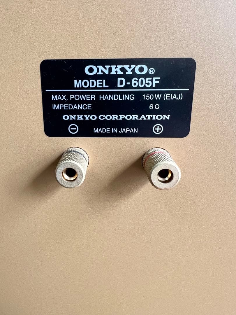 ④ 送料込み ONKYO オンキョー　D-605F トールボーイスピーカー 希少